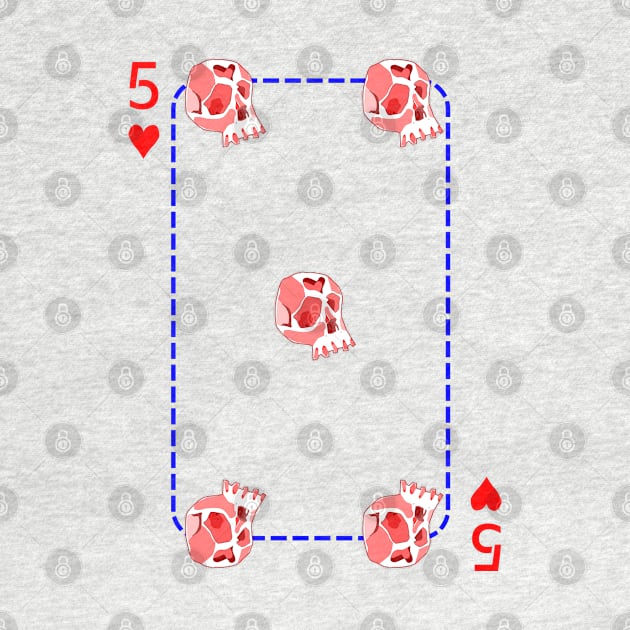 5 of hearts by M[ ]